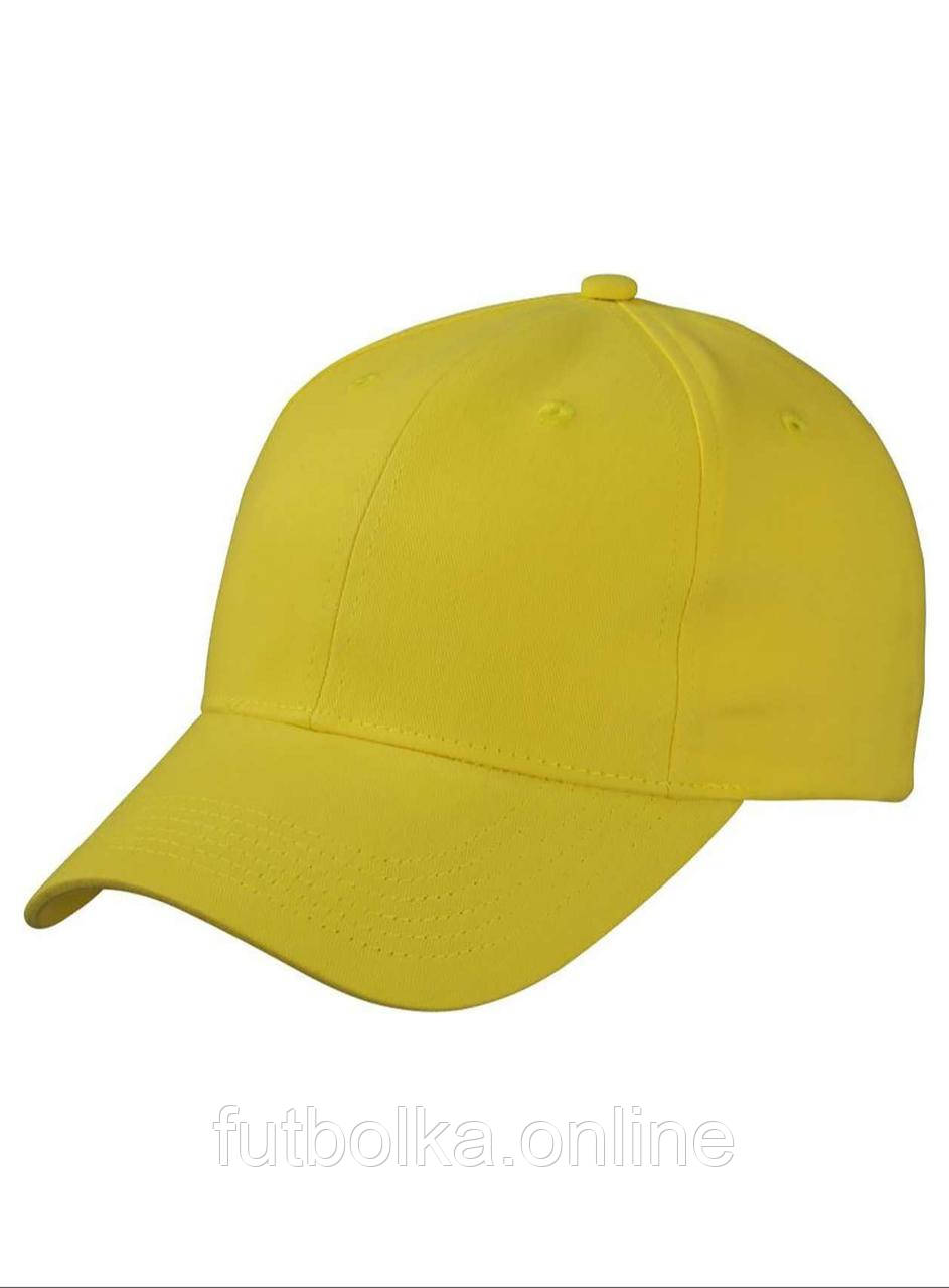 Сонячно-Жовта кепка однотонна Brushed 6 Panel Cap Myrtle Beach
