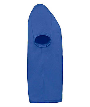 Яскраво-Синя дитяча футболка спортивна Performance kids Fruit of the loom, фото 2