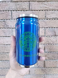 Термос із клапаном і трубочкою "Starbucks" зірки,350 мл