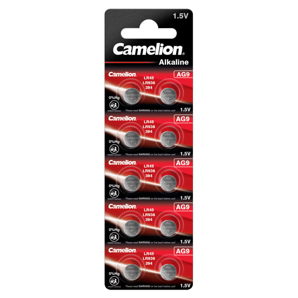 Батарейка таблетка Camelion AG9 (AG9-BP10)