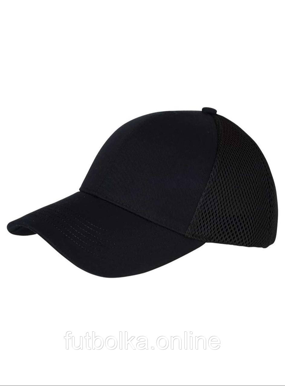 Чорна кепка з сіткою 6 Panel Air Mesh Cap Myrtle Beach