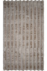 Бежевий килим емітація хутра  ESTERA COTTON BEIGE