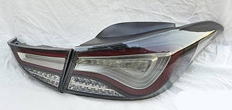 Фонари Hyundai Elantra MD (12-15) тюнинг Led оптика (прозорі)
