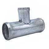 Трійник 34x25 мм тосольний з нержавіючої сталі, фото 2