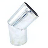 Кут зварний 80 мм під кутом 45° з нержавіючої сталі, фото 2