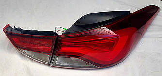 Фонари Hyundai Elantra MD (12-15) тюнинг Led оптика (червоні)