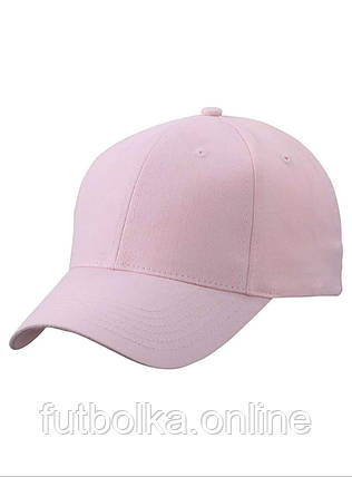 Роза кепка однотонна Brushed 6 Panel Cap Myrtle Beach, фото 1
