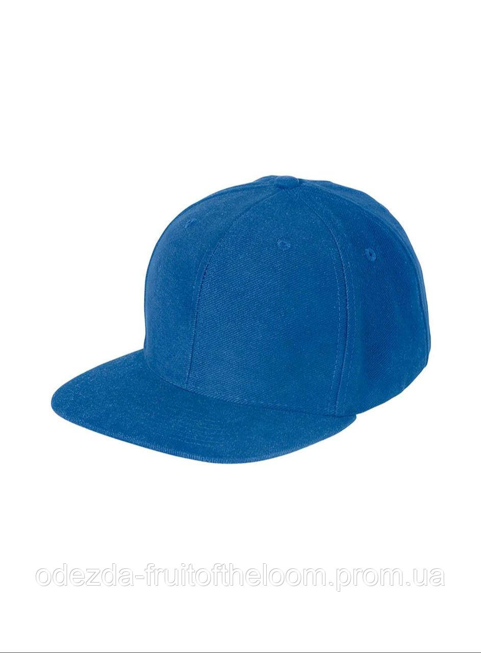 Яскраво-Синя кепка снепбек 6 Panel Flat Peak Laminated Cap Myrtle Beach