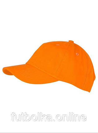 Помаранчева кепка з коротким козирком 6 Panel Heavy Brushed Cap Myrtle Beach, фото 1