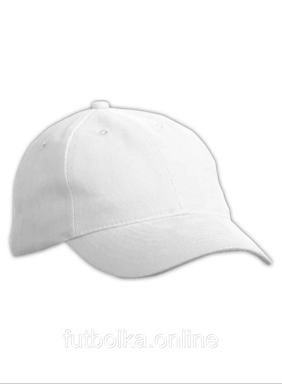Біла кепка без логотипу 6 Panel Softlining Raver Cap Myrtle Beach