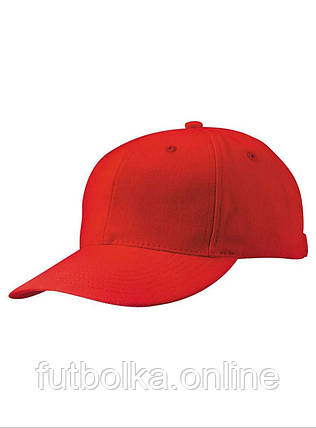 Червона кепка з низькою посадкою 6 Panel Cap laminated Myrtle Beach, фото 1