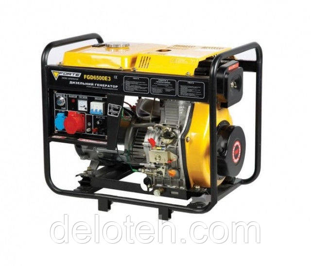 Генератор дизельний Forte FGD6500E3 (5.5 кВт)