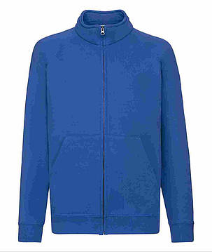 Яскраво-Синя дитяча кофта на на застібці Classic sweat jacket kids Fruit of the loom, фото 1