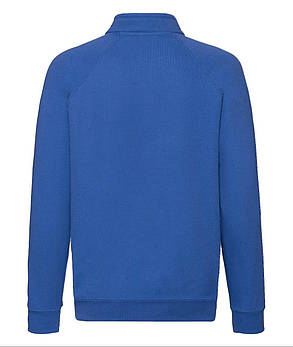 Яскраво-Синя дитяча кофта на на застібці Classic sweat jacket kids Fruit of the loom, фото 3