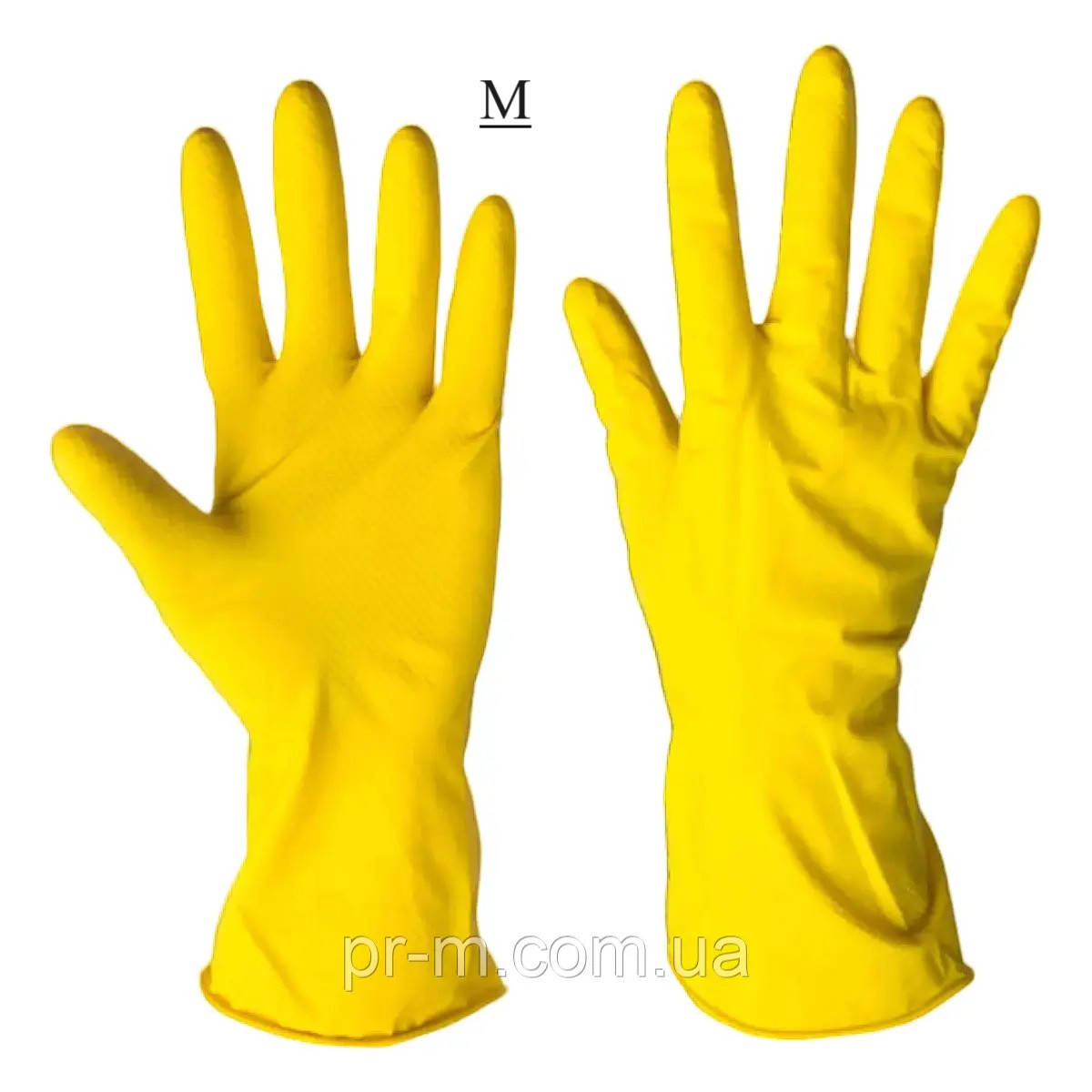 Рукавиці господарські HOUSEHOLD GLOVES, розмір M, 12пар/уп