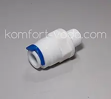 Муфта пряма 1/8" НР х 1/4" шланг Китай