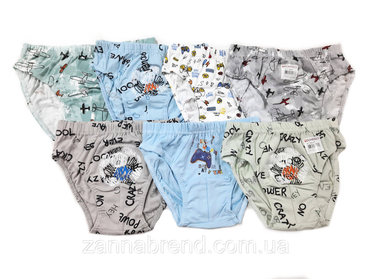 Комплект трусиків для хлопчиків (2 шт) дизайн №1002 (Туреччина) 6-7 років, фото 1