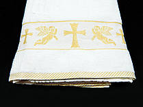 Крижма для хрещення 70*140 см (золото)