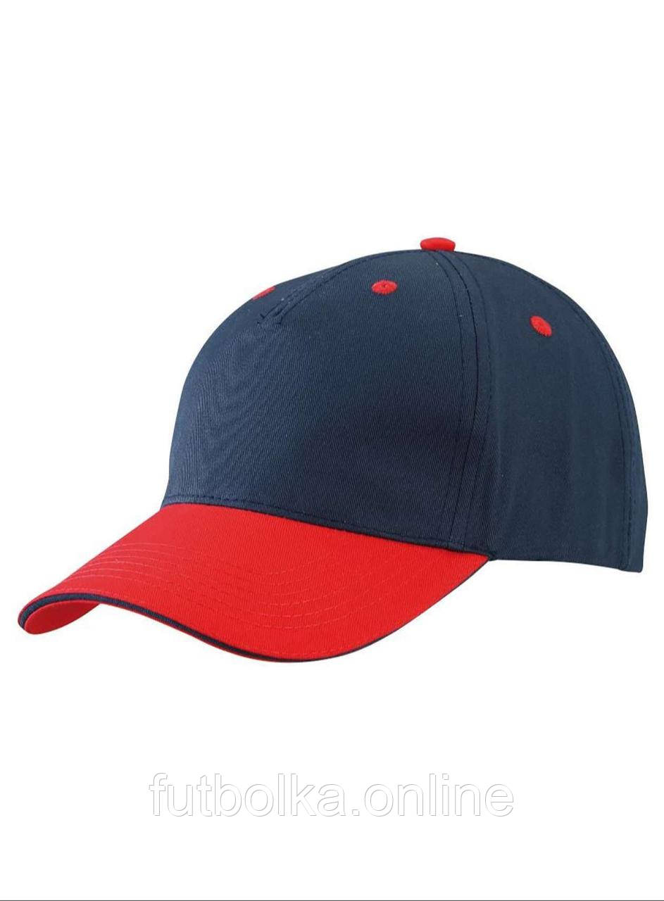 Темно-Синя кепка вигнутий козирок 5 Panel Sandwich Cap Myrtle Beach