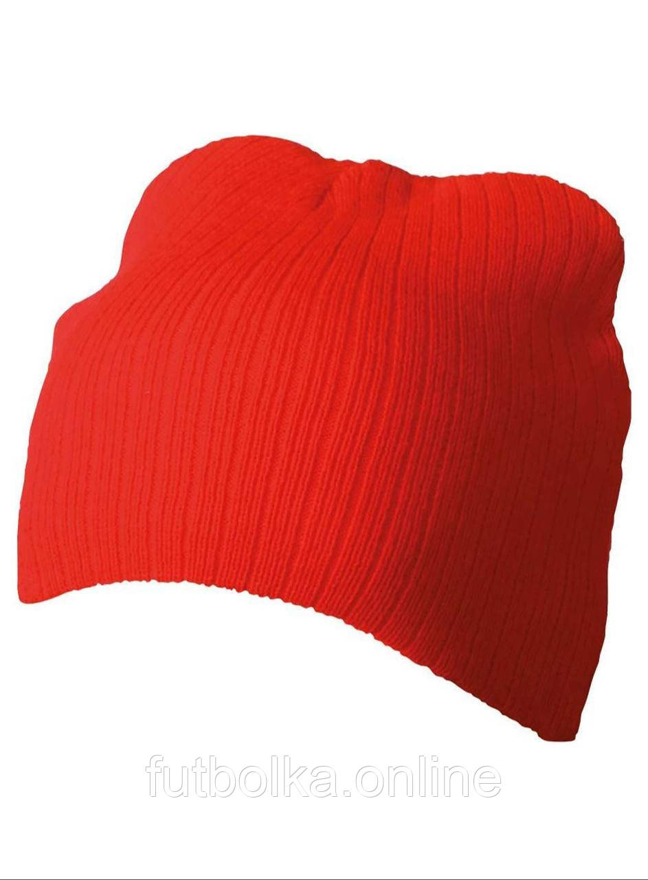 Червона шапка в'язана Rib Beanie Myrtle Beach