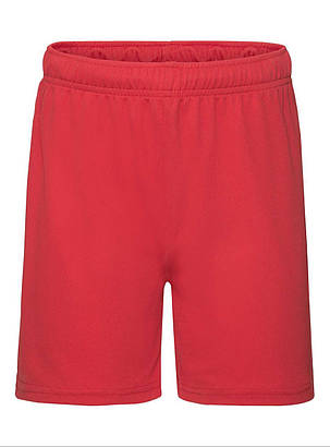 Червоні дитячі шорти для тренувань Kids performance shorts Fruit of the loom, фото 1