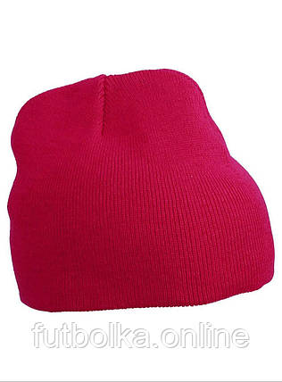 Малинова шапка брендова Beanie No.1 Myrtle Beach, фото 1