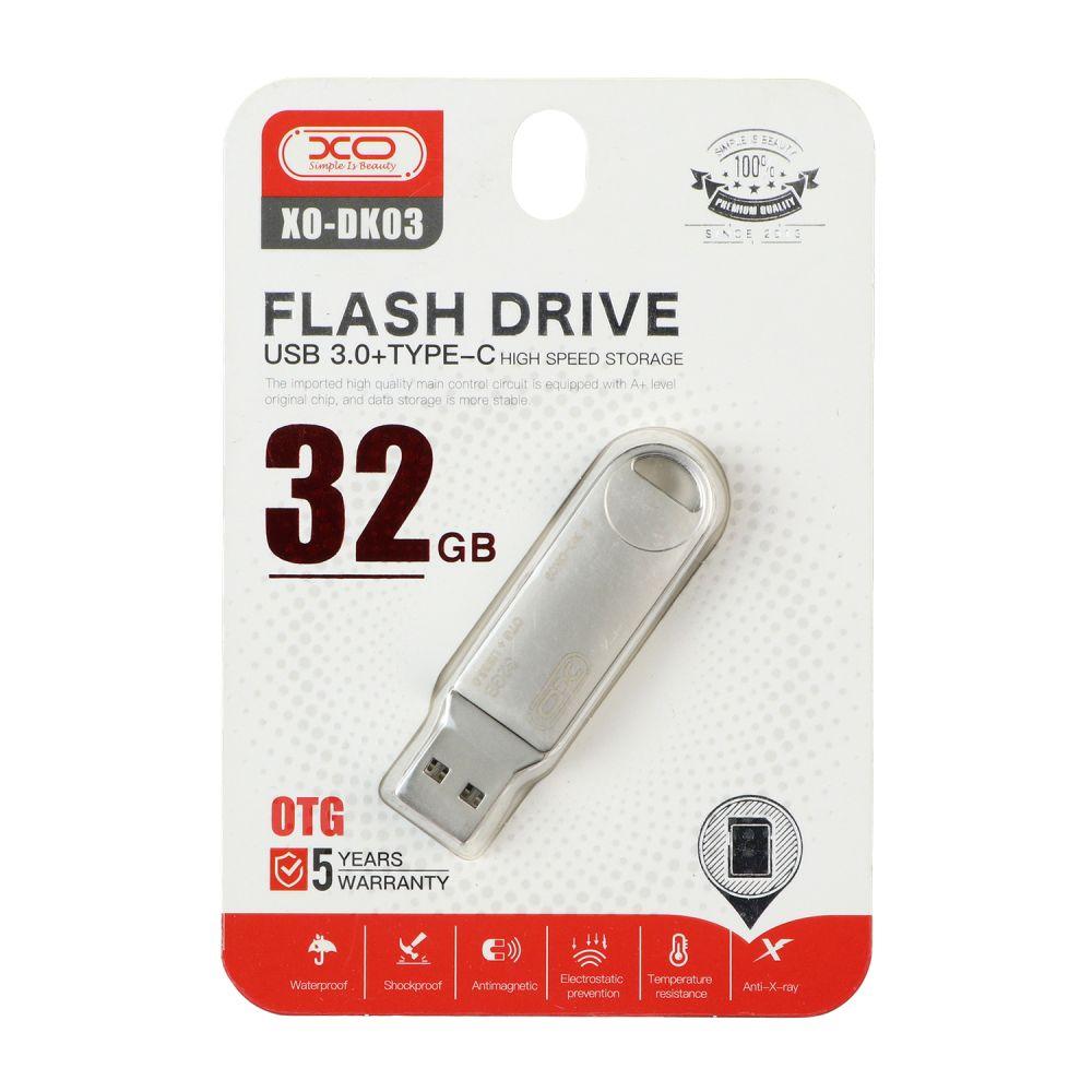 USB флеш-накопичувач DK03 USB3.0+Type C 32GB, ХО, Арт.54403
