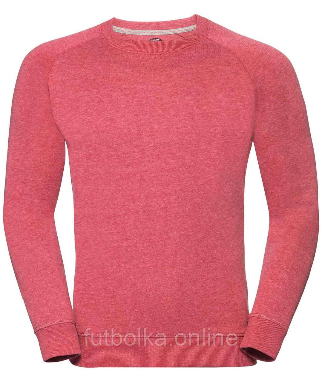 Червоний Марл чоловічий реглан теплий HD Raglan Sweat Russell
