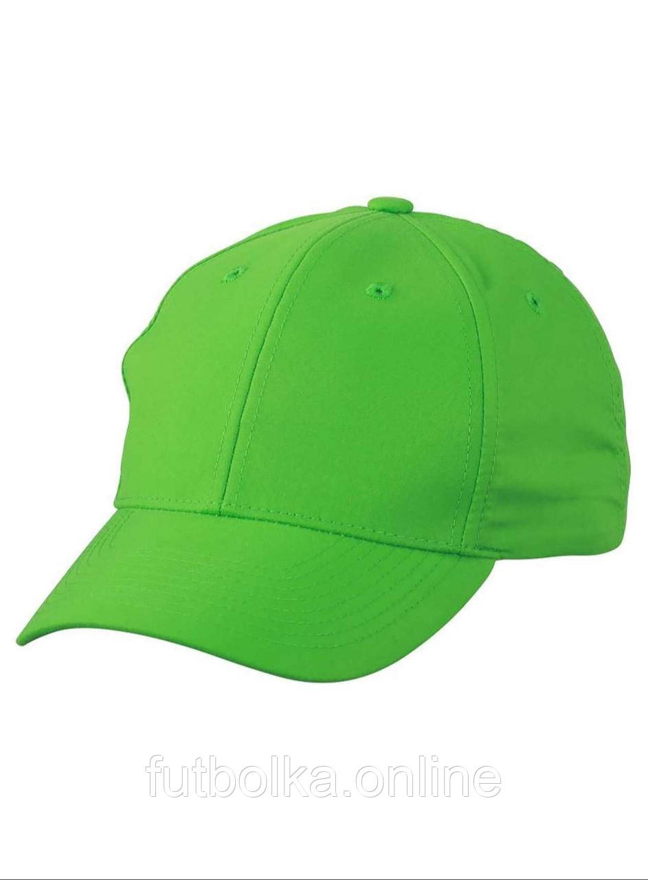 Зелена кепка з великим козирком 6 Panel Polyester Peach Cap Myrtle Beach