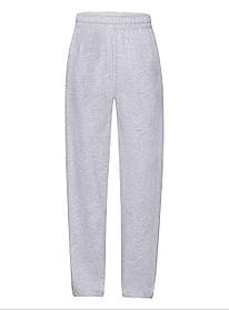 Сіро-Лілові дитячі спортивні штани тонкі прямі L. open hem jog pants Fruit of the loom
