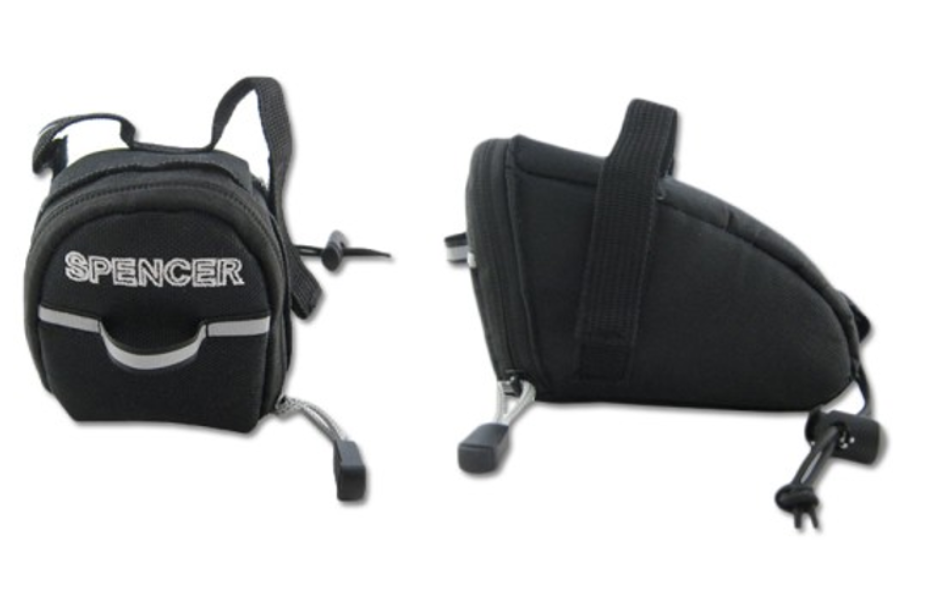 Сумка підсідельна SPENCER 600D 7x7x15см, чорна