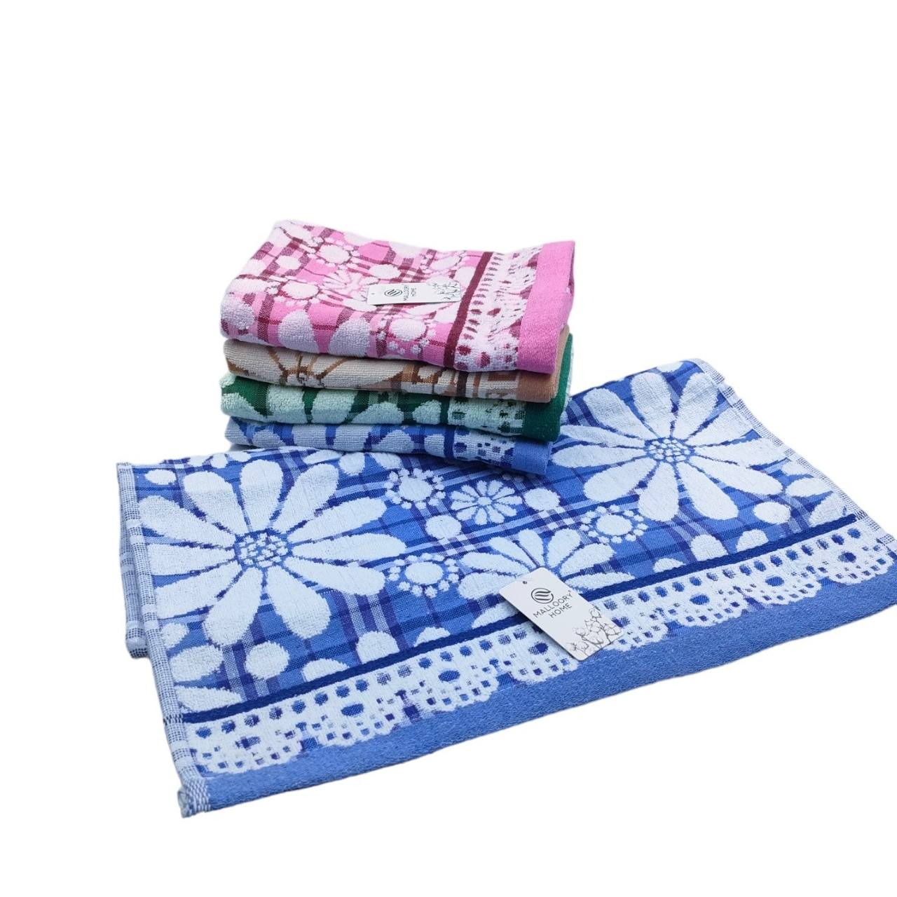 Рушник для обличчя та рук "Ромашка" | 70х140 см Льон/Махра, фото 1