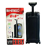 Бездротова портативна Bluetooth колонка Kimiso 1200W із провідним мікрофоном QS-221, фото 8