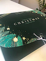 Коробка середня різдвяний малюнок Christmas (під завязку) .Хит!
