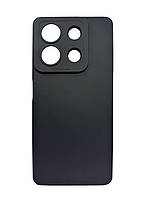 Силіконовий чохол із мікрофіброю для Xiaomi Redmi Note 13 Pro 5g чорний матовий