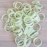 WURKKOS Silicone Ring 22-30 mm Силіконове кільце, Флуоресцентне, Протиковзне, для ліхтарів та іншого, фото 3