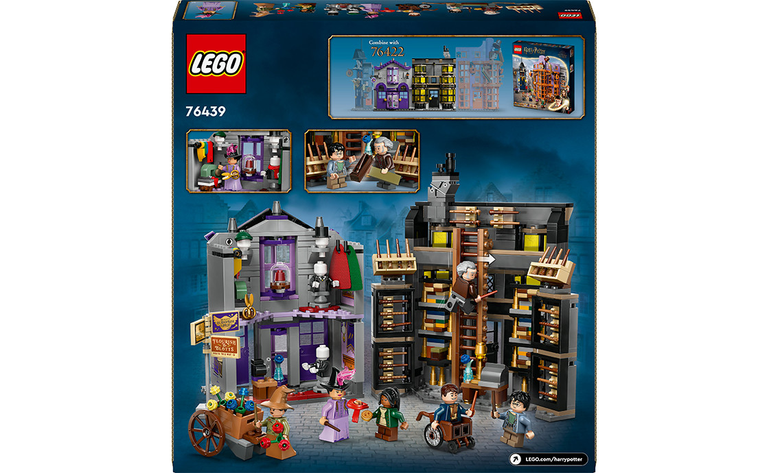 Конструктор LEGO Harry Potter Магазини Олівандера та мантій від Мадам Малкін (76439), фото 1