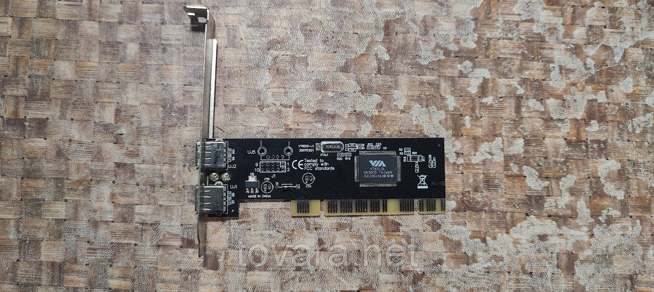 USB контролер/плаття розширення VIA VT6210-J1 PCI No 230210110