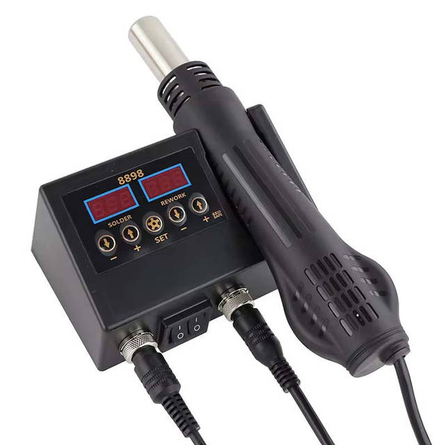 Купить Паяльна станція 8898 комбінована 2 в 1 паяльник +