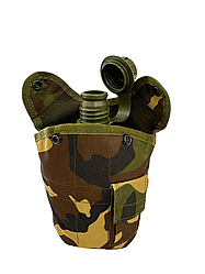 Фляга Solve NATO тактична з утепленим чохлом 1 літр Woodland KT6003920