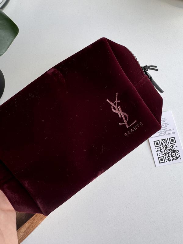 Косметичка вельветова yves saint laurent, фото 1