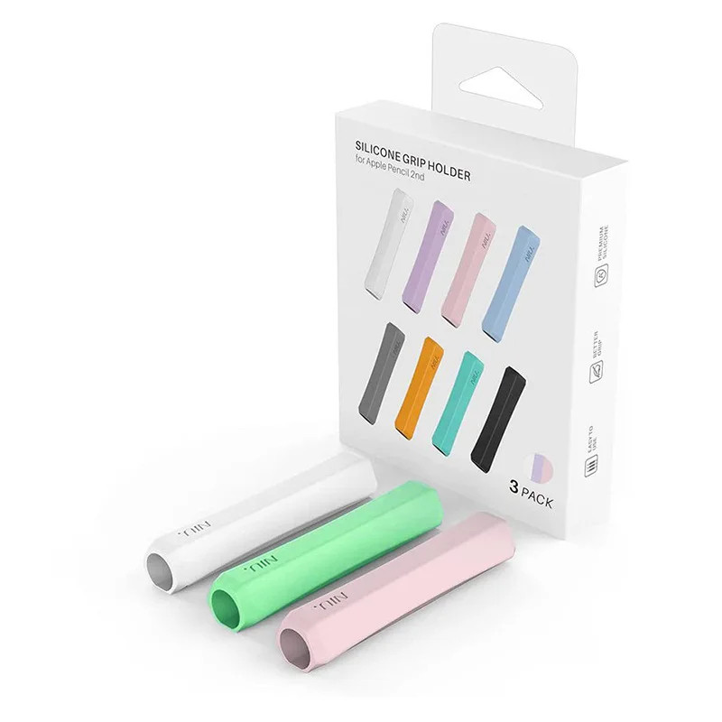 Чохол TPU Goojodoq capture для стилуса Apple Pencil 3 2 1 Gen 3 шт White/Pink/Green