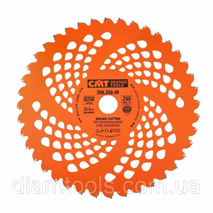 Пильний диск для садових тримерів CMT 250x25.4x40z K2/1.4 (298.250.40)