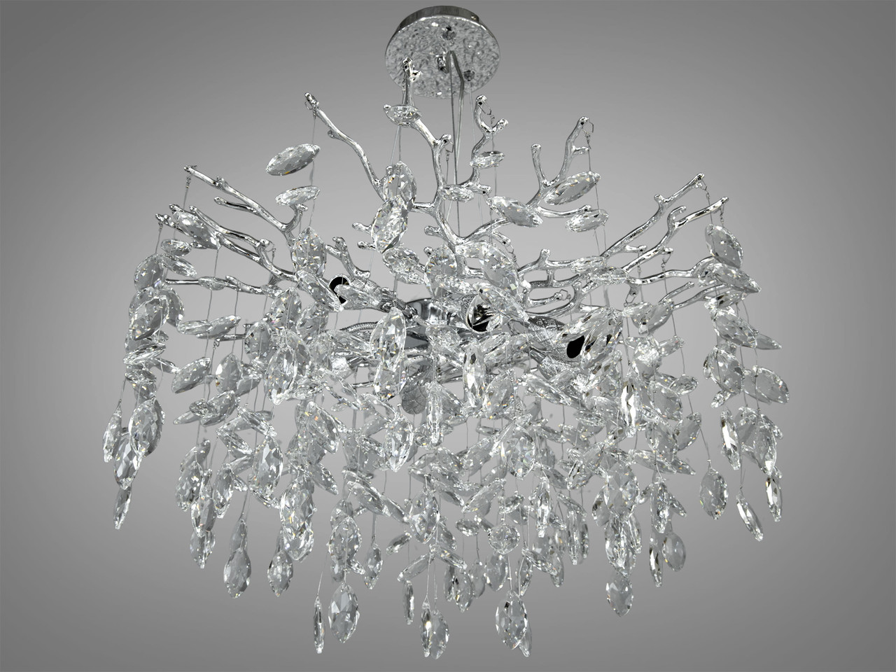 Сучасна кришталева люстра 608-600CH, фото 1