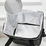 Набір термосумка великого об'єму на 22л Brivilas, 6 шт гелевих акумуляторів холоду, фото 3