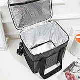 Набір термосумка великого об'єму на 22л Brivilas, 6 шт гелевих акумуляторів холоду, фото 7