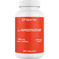 Аргінін SPORTER L-ARGININE 750 мг 90 таблеток