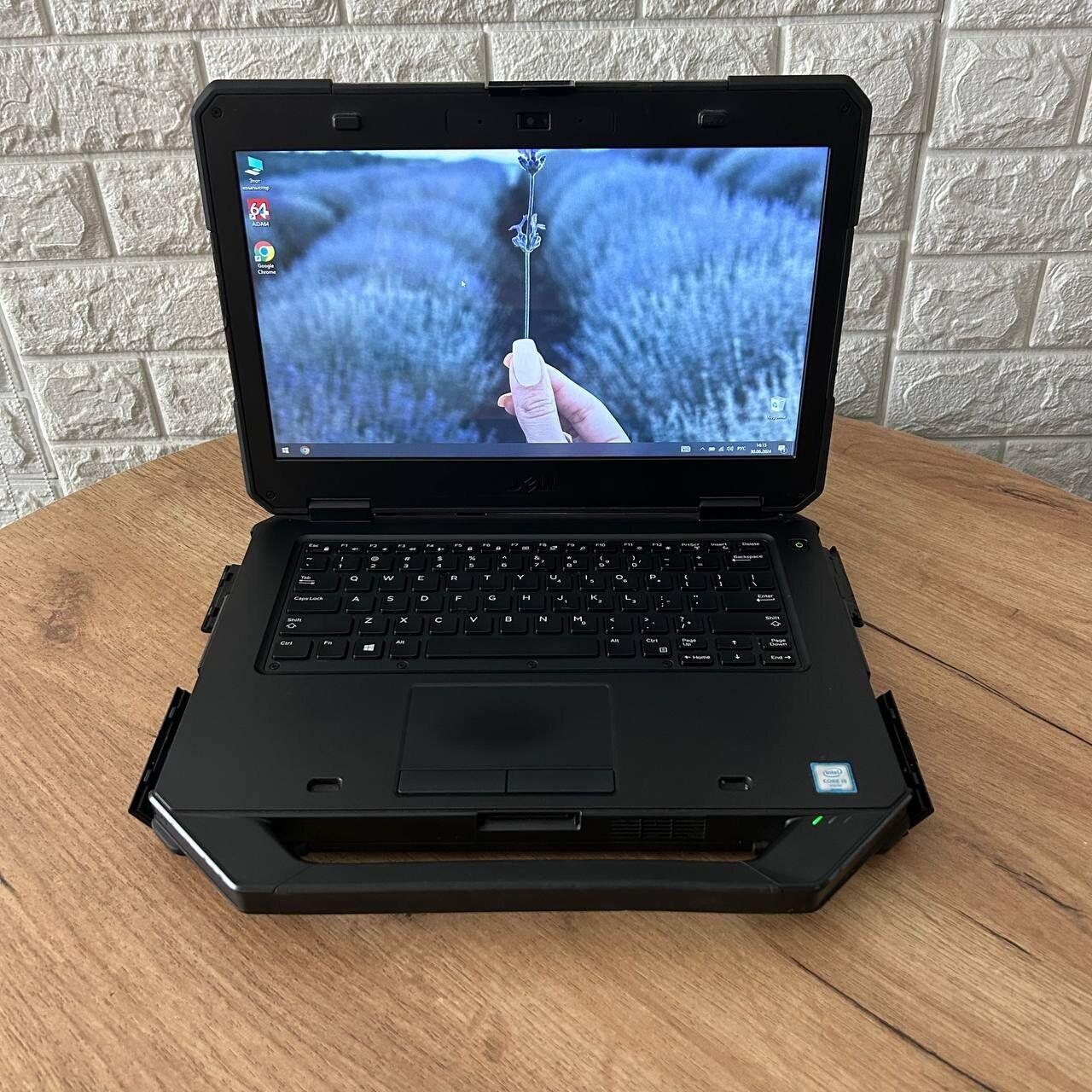 Б/в Захищений ноутбук Б-клас Dell Latitude 5414 Rugged 14" 1366x768| Core i5-6300U| 8 GB RAM| 256 GB SSD| HD 520