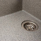 Гранітна мийка для кухні Platinum 7850 ROMA матова (сіра), фото 6