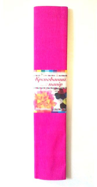 Крепований папір №4 Малинова